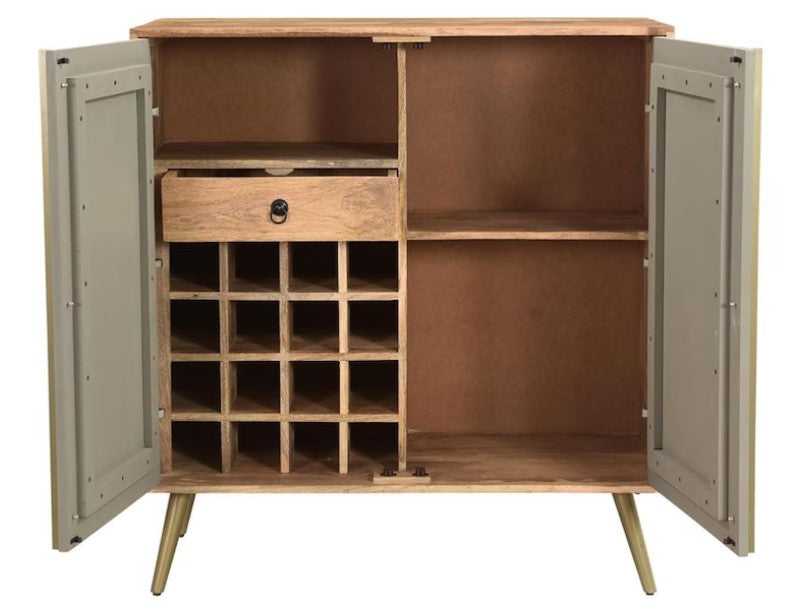 Mangowood Bar Cabinet by Jadu Accents