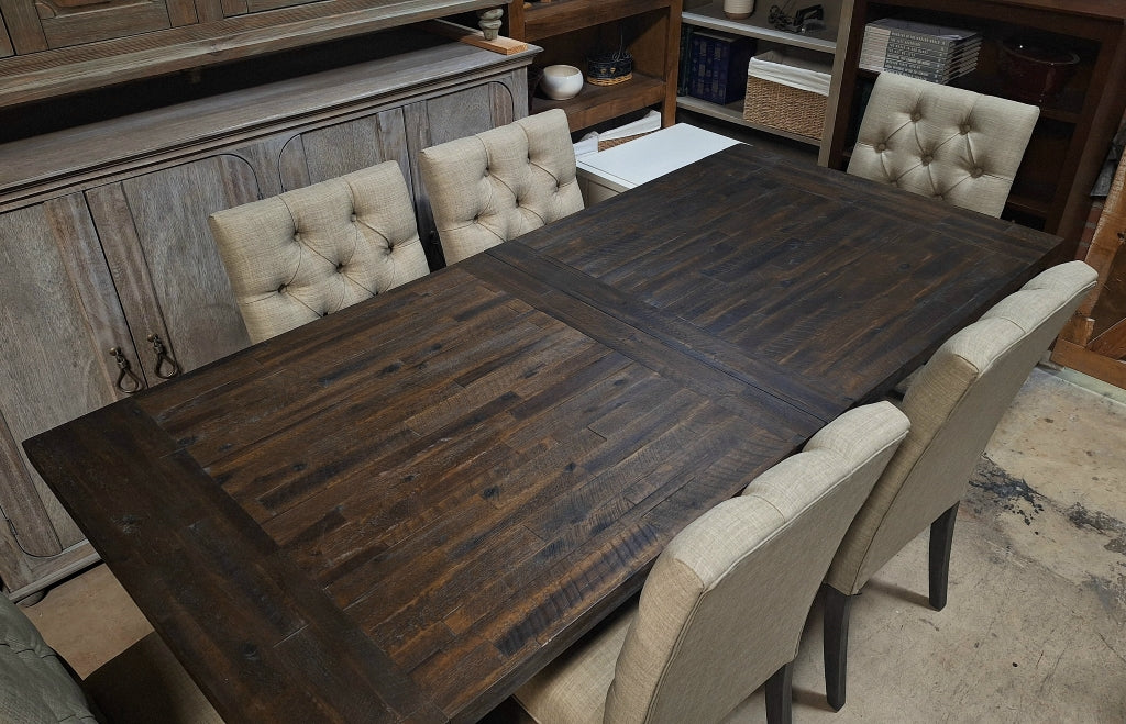 Cameron Solid wood, 7 Pcs Dining Set