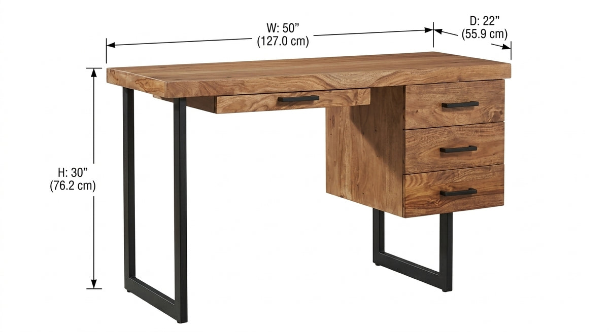 Sheesham wood Writing Desk by Jadu