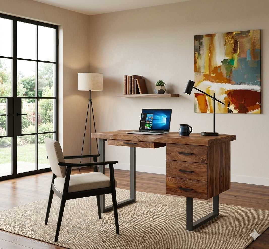 Sheesham wood Writing Desk by Jadu