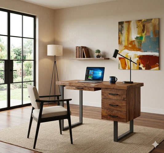 Sheesham wood Writing Desk by Jadu