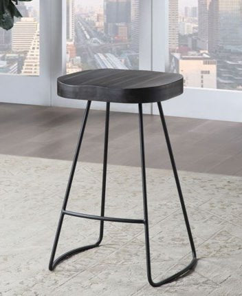 Acacia Counter Height Swivel Stool