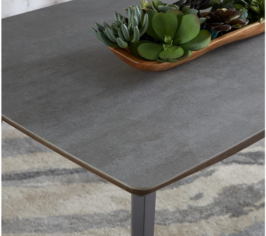 Tiago 5 Piece Gray Stone top Dinette Set